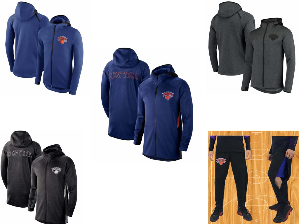 

Mens tracksuit New York Knicks outdoor sports clothing hoodie,, basketball team zipper salute casual warm-up jumper