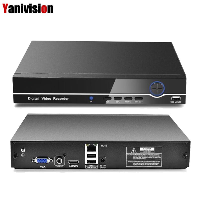 

HI3536C H.265 8CH 4K / 25CH 5MP 32CH 1080P CCTV NVR 4K Output ONVIF Security Video Recorder H.265 Audio 1*SATA Port XMEYE P2P