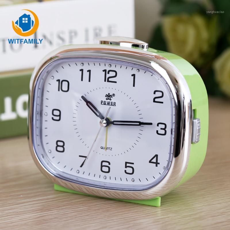 

Music Creative Personality of Students Lazy Children Bedroom Modern Table Square Clocks Small Night Lamp Bedside Alarm Clock1