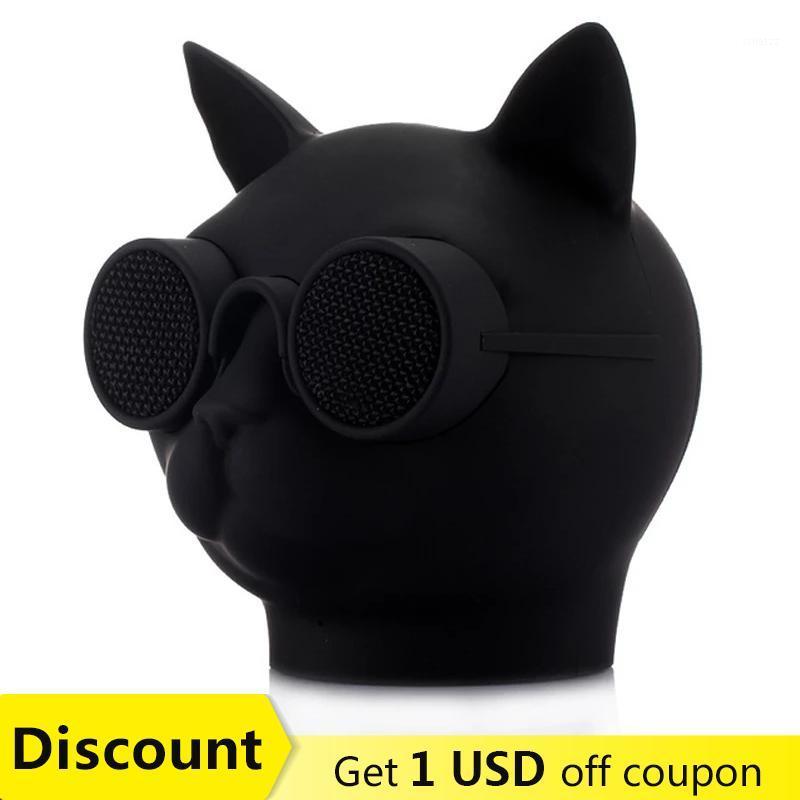 

Cat Head Fashion Style T8 Bluetooth Speaker Mini Column Subwoofer Music Center Handsfree caxia de som Boom Box Sound System1