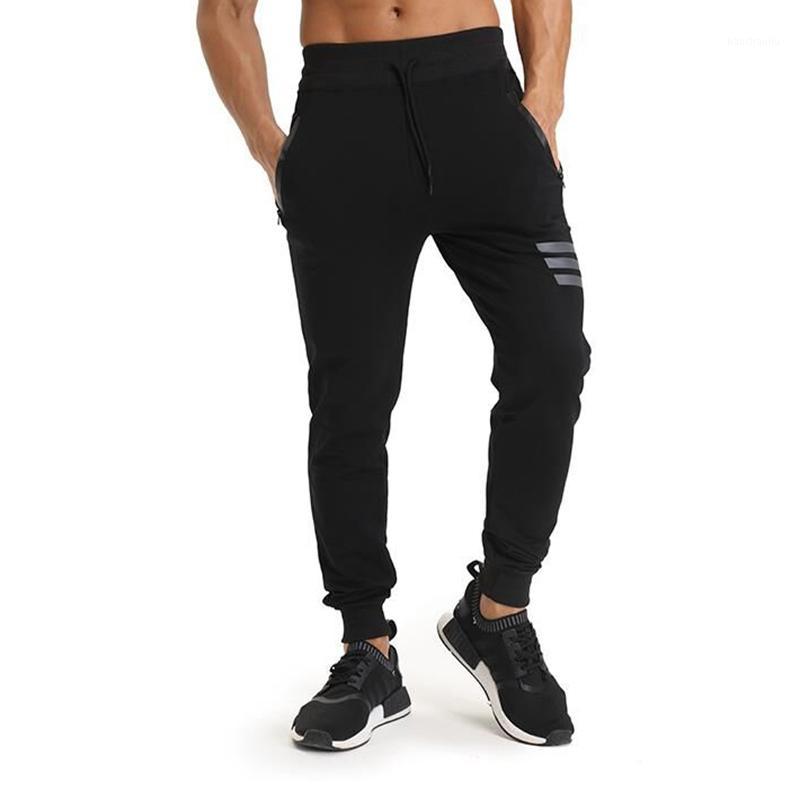 

Men Fitness Running Pants Autumn Drawstring Striped Printed Gym Sport Athletic Pants Outdoor Hiking Breathable Male Trousers1, As pic