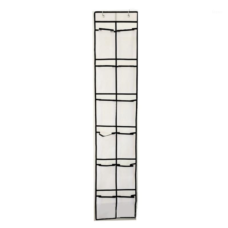 

Closet Wall Holder Over Door Shoe Organizer Storage Hanging Bag Mesh Pockets Narrow Shelf1