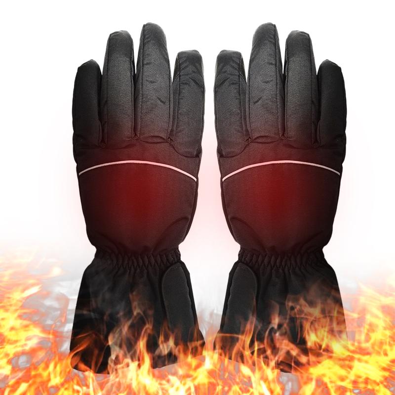 

Heated Gloves Cell Powered Operated Thermal Gloves Hand Warmer for Outdoor Activities Climbing Skiing Hiking Cycling, Black