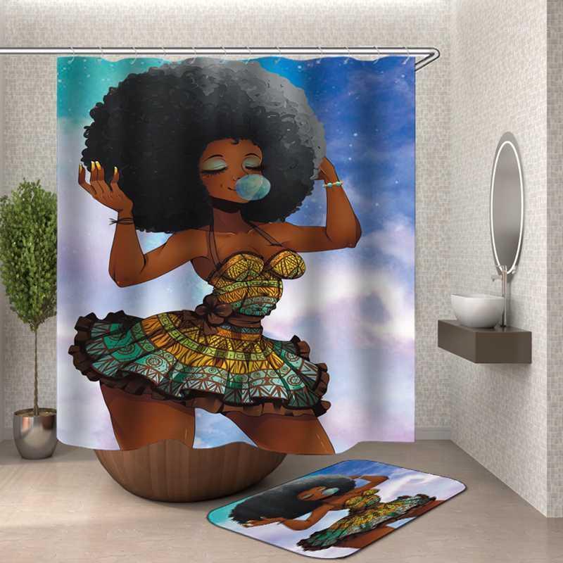 

women curtain shower toilet bathroom curtain douchegordijn 3d bath for bathroom waterproof1