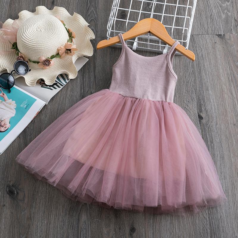 

Spring Summer Girls Dress School Clothing Tutu Party Casual Wear Princess Dress Sleeveless Kids Dresses For Girls 3-8 Years, 2-2