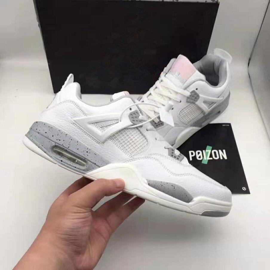 

Breathable Casual Flat Shoes For Men Women Sneakers 4s Outdoor Trainers Comfortable Skateboarding Shoe 36-44, Black