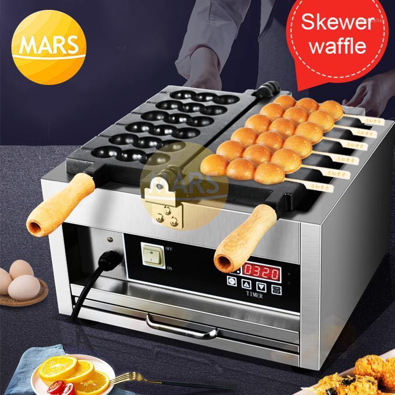 

Electric/Gas Skewer Waffle Stick Maker Non-stick Ball Shaped Waffle Pan Baking Machine Bubble Egg Cake Baker Oven Skewer Grill1