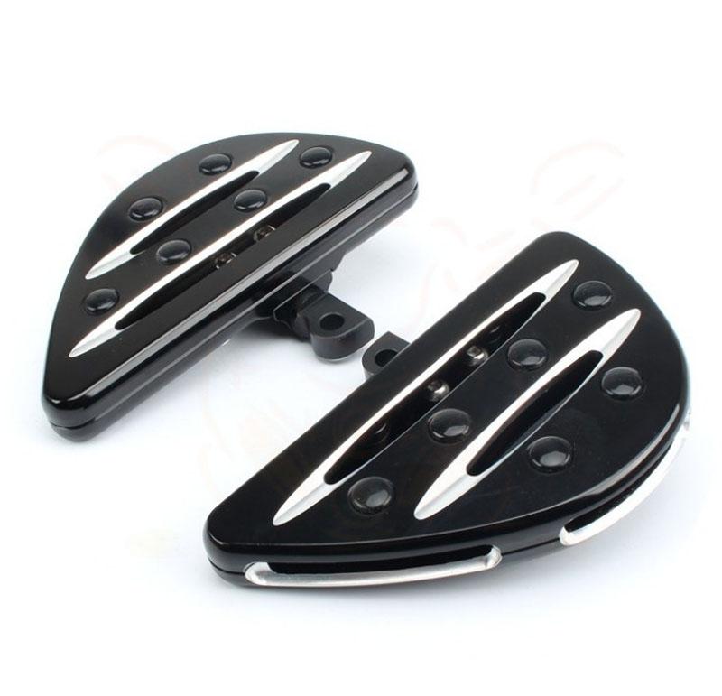 

Rear Passenger Floorboards Footrest Foot Pegs Pedal Pads For Touring Tour Glide Street Glide Road King Electra