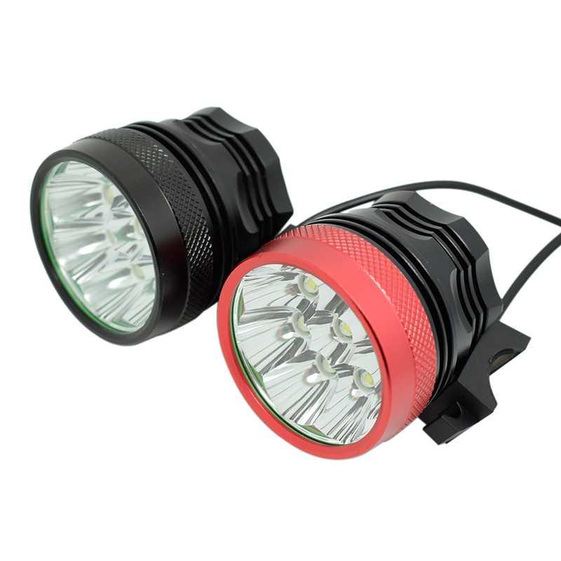 

WasaFire 12000lm 8* XM-L T6 LED Bicycle Lamp 3 modes 9600mAh Battery Pack Bike Light Frontlight Cycling Headlights