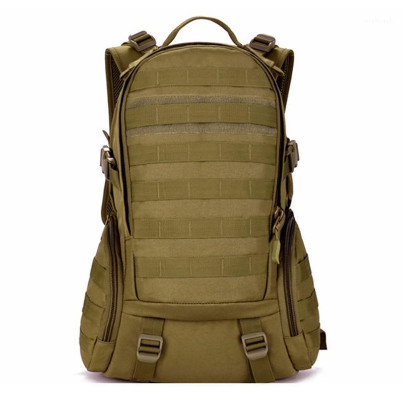 

Large 35L Waterproof Molle Tactical Backpack Hunting Hiking Camping Rucksack Army Backpack Sports Bag1, Khaki