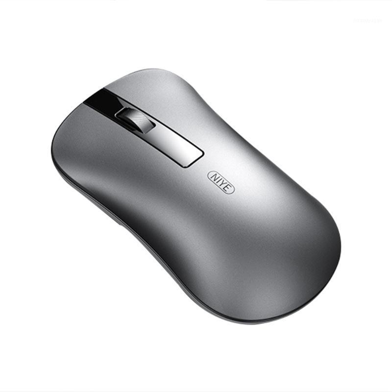 

Green Color 2.4G Wireless Mouse 1600DPI Rechargeable Home Office Games Available Laptop Computer Portable Bluetooth Metal Mouse1