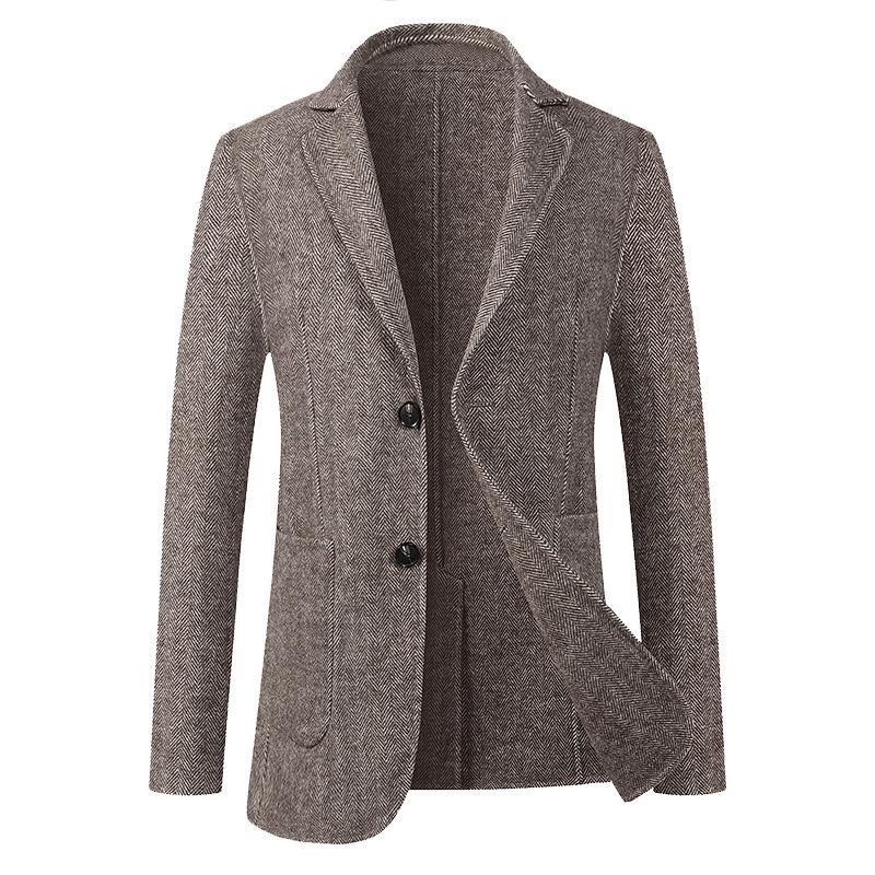 

2020 autumn double-sided suit men coat of cashmere wool business and leisure suit, cultivate morality, See chart