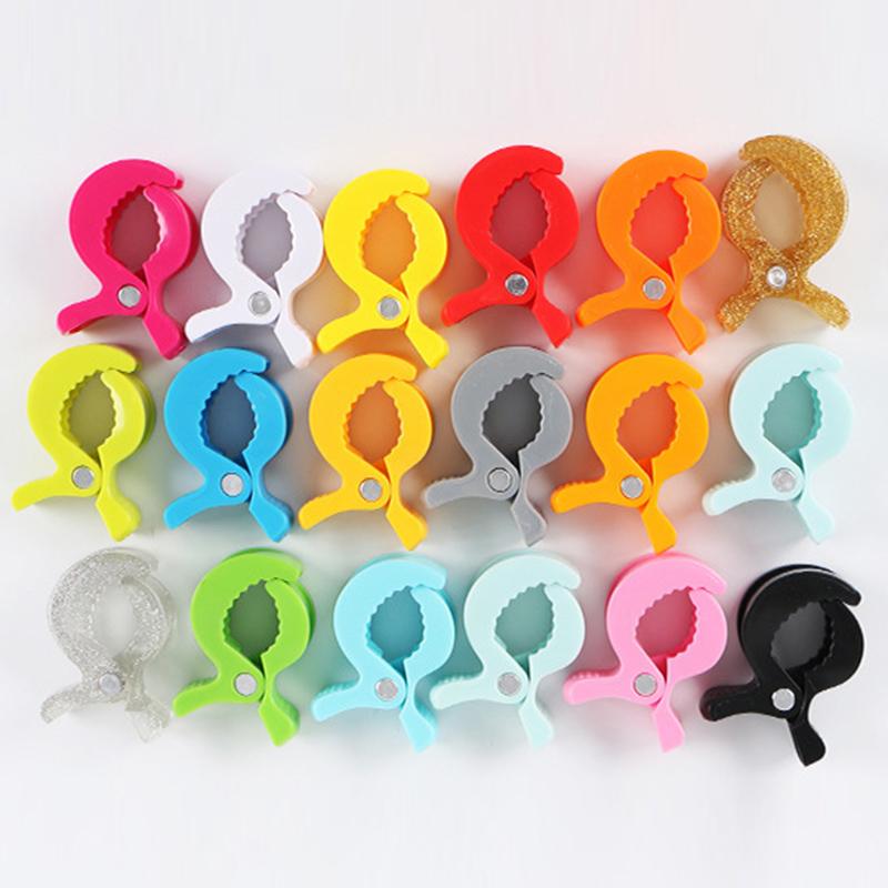 

2pc/lot Baby Colorful Car Seat Accessories Plastic Pushchair Toy Clip Pram Stroller Peg To Hook Cover Blanket Mosquito Net Clips