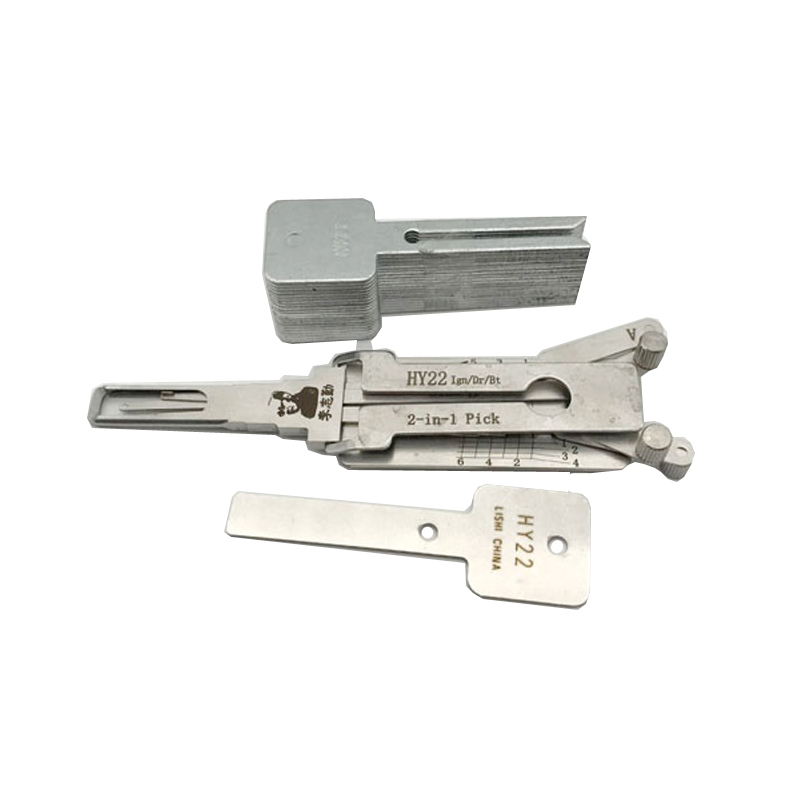

Original lishi HY22 2-in-1 car door lock buckle decoder unlocking tool