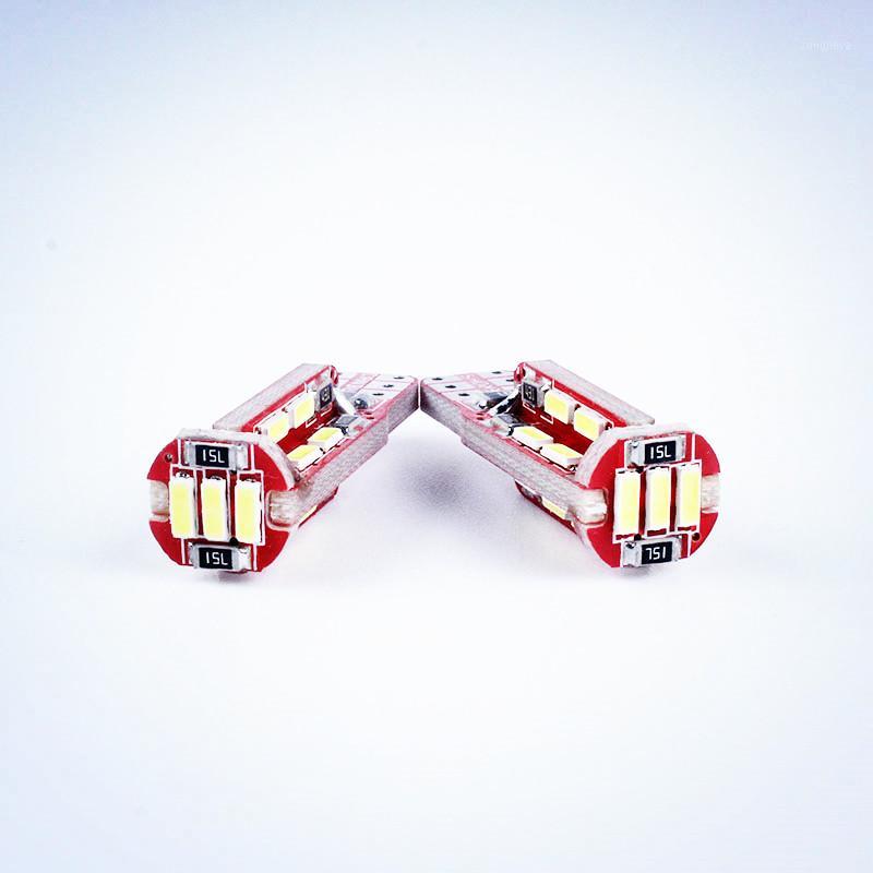 

50pcs T10 4014 19SMD White Lamp Width Light Clearance Light Super Bright License Plate Lamp Car External Source 24v1