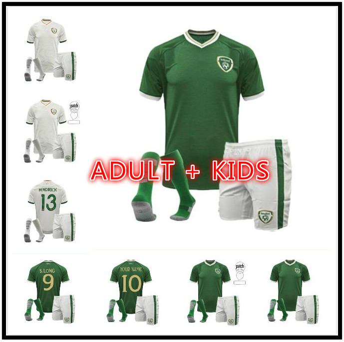 

adult kids kit 2020 2021 Ireland national team Soccer Jersey 20 21 DUFFY McClean DOHERTY HENDRICK Football shirt, Wine red
