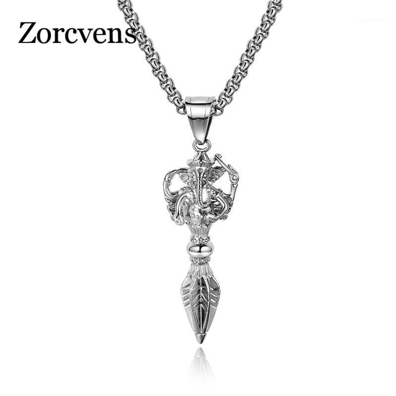 

Modyle Punk Elephant Trunk Pendant Men Necklace High Quality Stainelss Steel Cool Male Jewelry1
