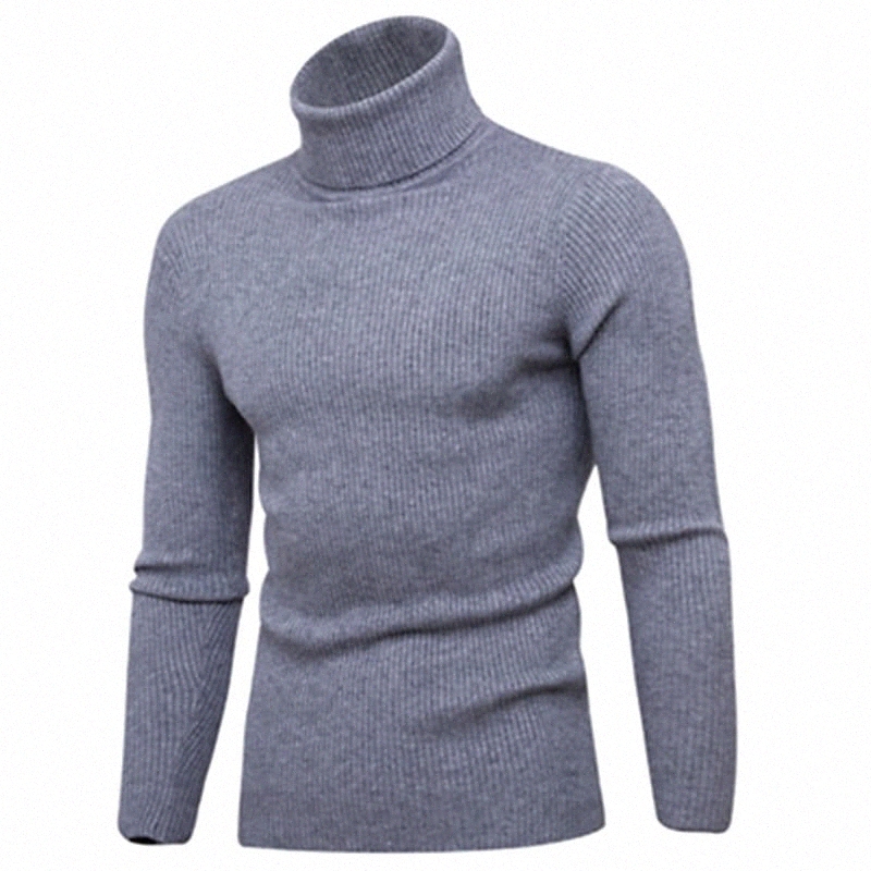 Pull à manches longues à manches longues masculines Slim Pull Sweater Cardigans Pull Fall Hiver Gris Gris Gris Black B0bz #