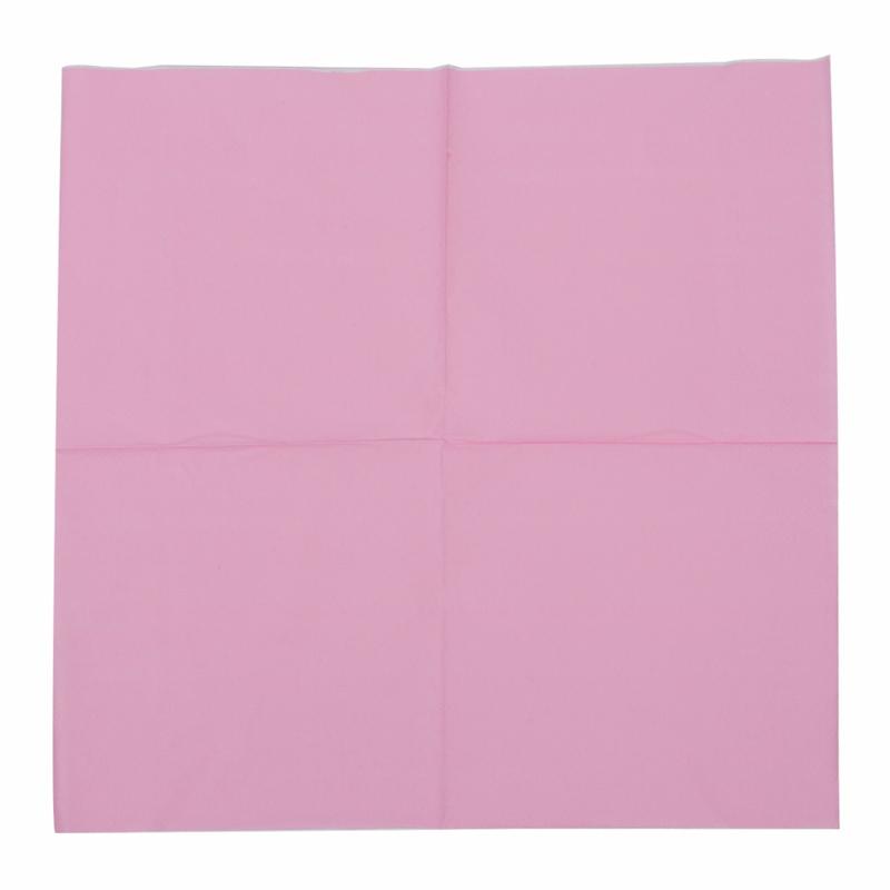 

1 pack Solid Color Printed Paper Napkin (pink
