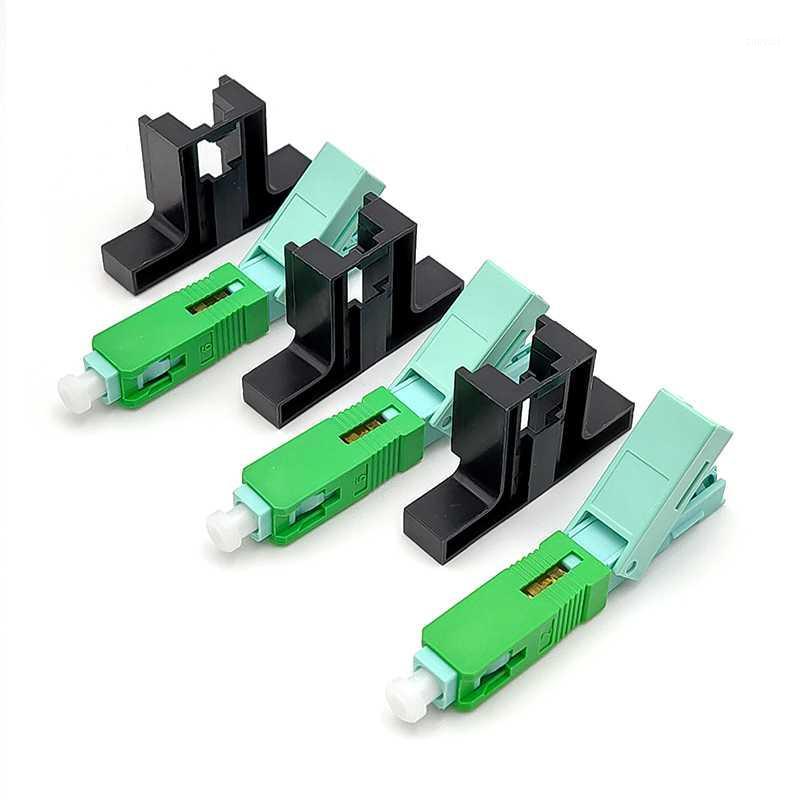 

FTTH APC Single-Mode Fiber Optic SC APC Quick Fast Field Assembly Connector For Drop Cable1