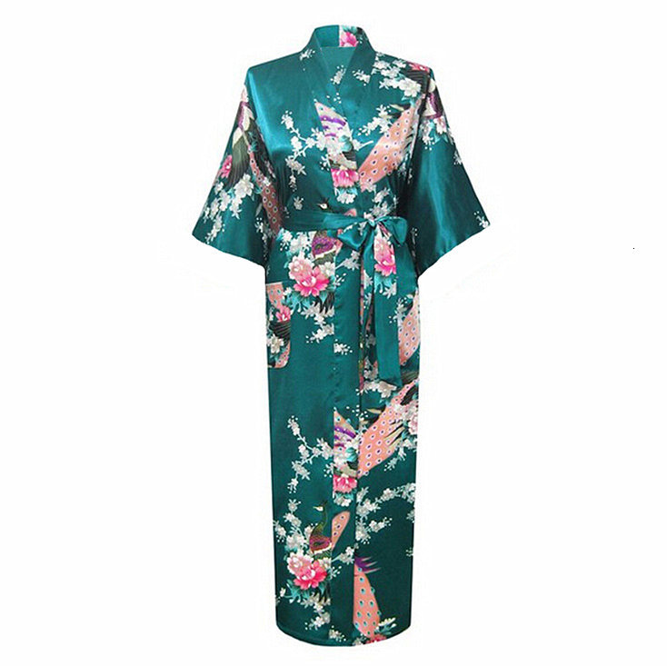 

Green Summer Women's Long Rain Bath Clothes Night Mujer Fish Size s m l  xxl xxxl 032 R7zz, Navy blue