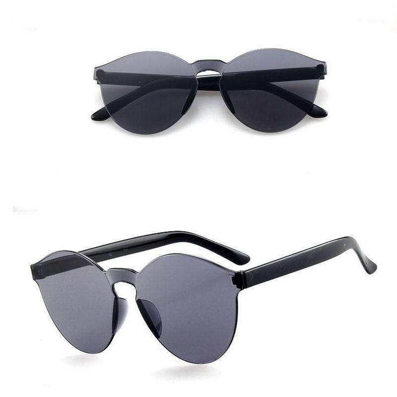 

Jyjewel 2020 Retro Round Sunglasses Women Brand Designer Sun Glasses For Women Mirror Female Black1