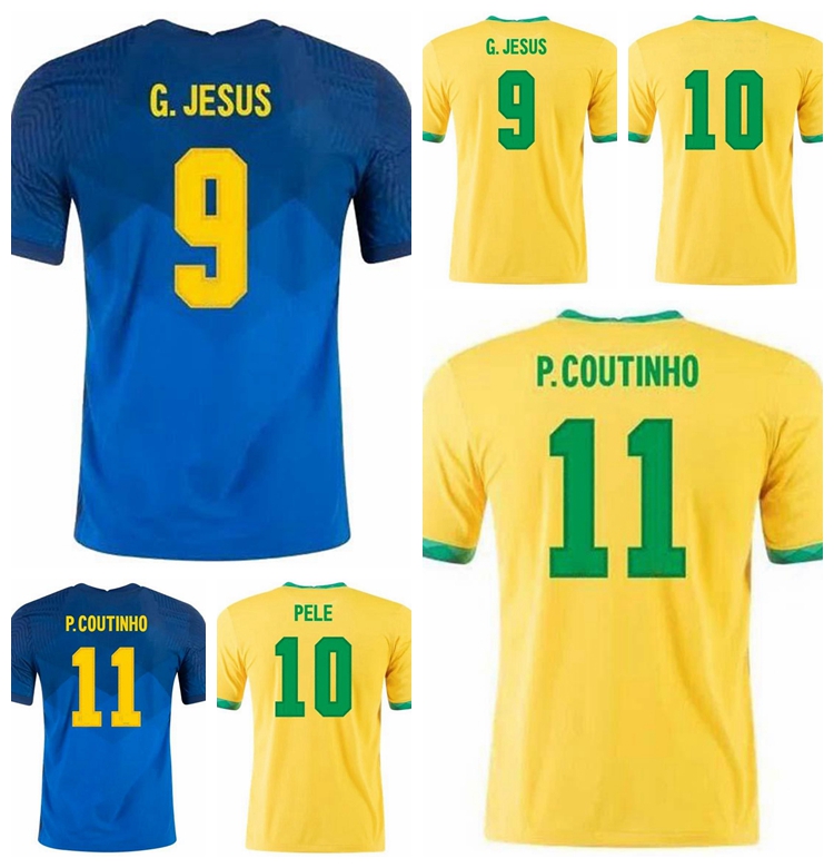 

Purple Yellow Soccer 10 PELE Jersey 10 KAKA 11 OSCAR 8 AUGUSTO 4 DAVID LUIZ 12 MARCELO 15 PAULINHO Football Shirt Kits B-X