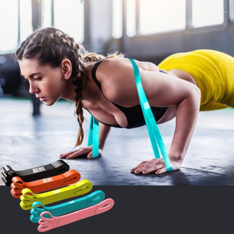 

Fitness Yoga Resistance Bands Natural Latex Rubber Strong Resilience Wear Resistance Pilates Body Building Loop1, Pink