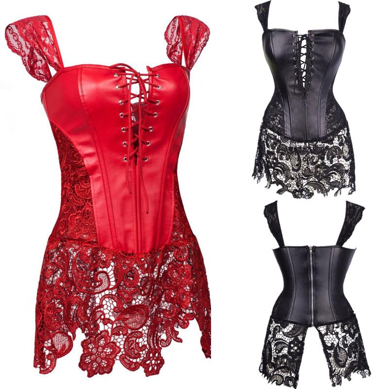

Women' Underwear 2021 Ladies Sexy Temptation Underwear Sleeveless Lace Court Corset Fajas Reductoras Y Modeladoras Mujer #N