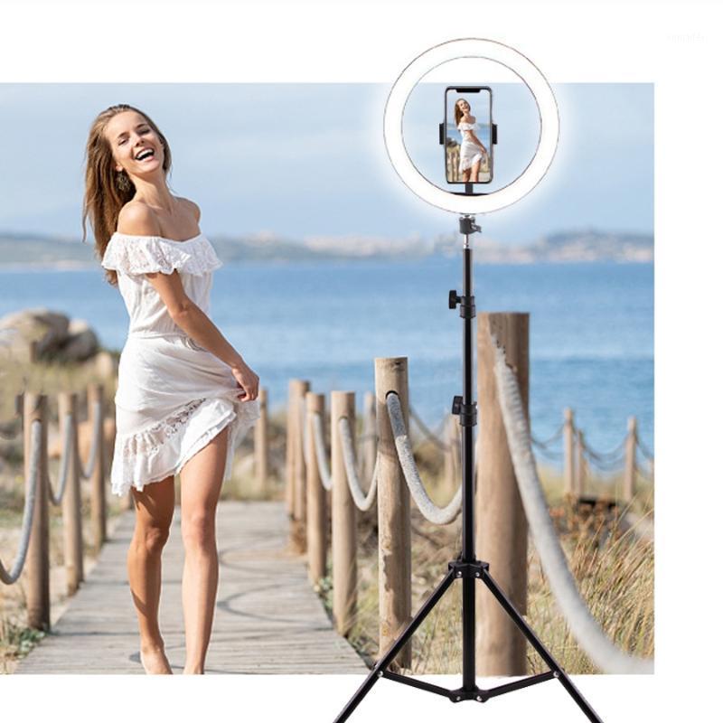 

16/20/26/30CM Selfie Ring Light With Tripod Profissional LED Ring Lamp To Make TikTok Youtube Photographic Lighting Makeup NE0291