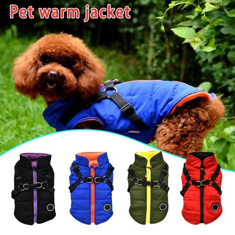 

Winter Pet Dog Puppy Clothes Vest Jacket Chihuahua Clothing Warm Dog Clothes Coat For Small Medium Large Dogs 4 Colors Xs-xl1, Blue