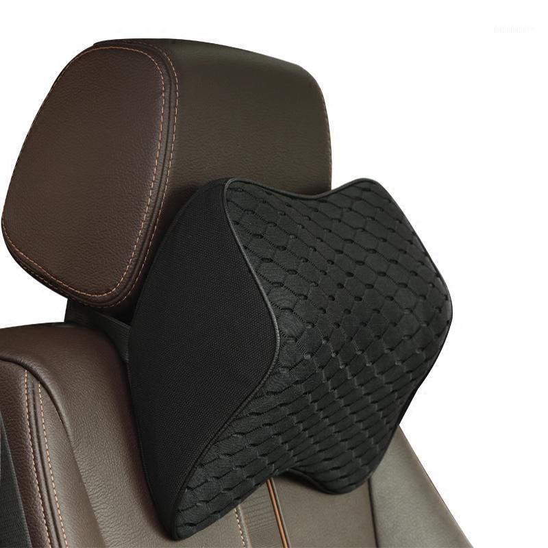 

Memory Cotton foam Car Auto Headrest Neck Rest Seat Support for Head Pillow Travel Support Cushion Fabric Soft Chair safety1
