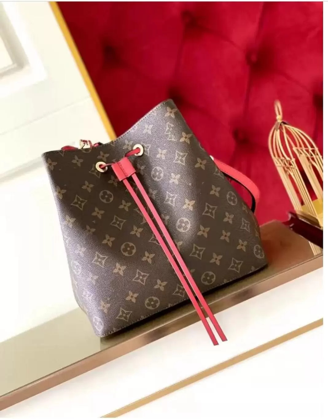 

Sturdy Stylish Bucket Bag Drawstring Closure Women Crossbody Shoulder Bags Messenger bag feminina Coin Wallet femme luxe