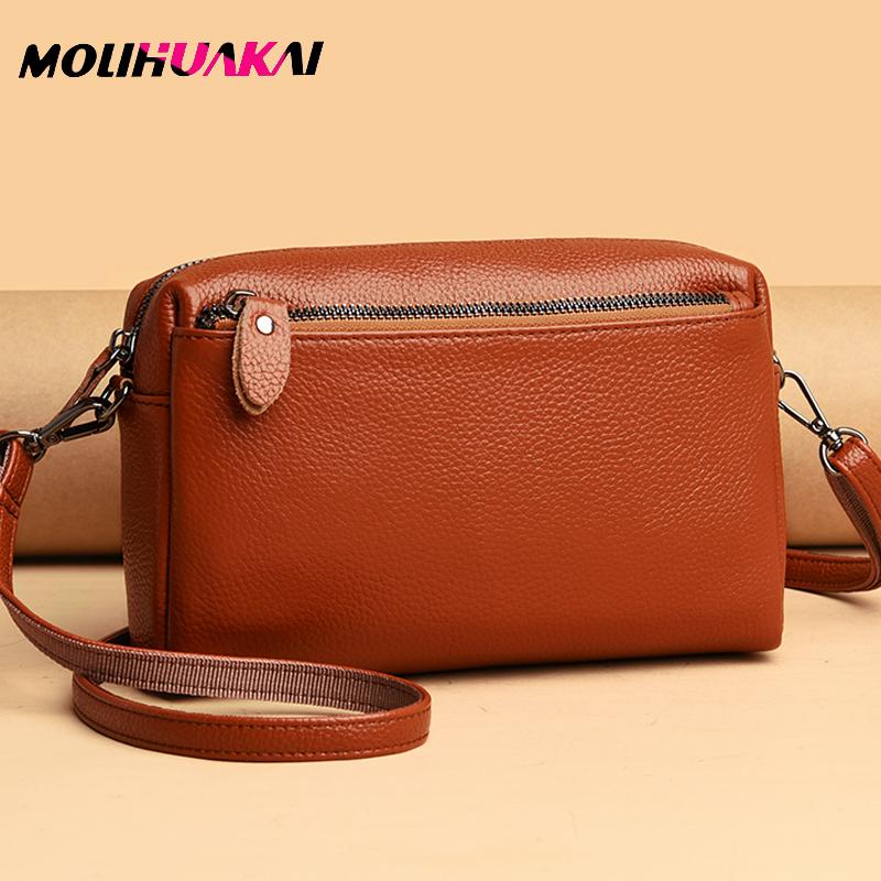 

Luxury Fashion Portable Casual Bag 2021 Female Bag Sesigner High-Quality Cowhide Messenger Simple Retro Shoulder, Blue