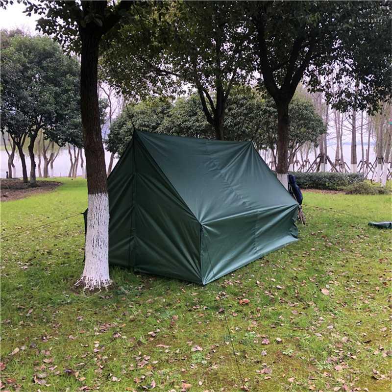 

Multifunction Rodless Camping Tent Outdoor Hammock Tarp Awning Sun Shelter Shade Waterproof Beach Camping Mattress Free Shipping1