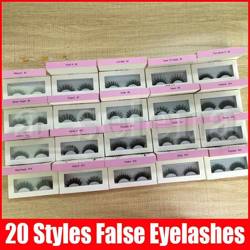 

False Eyelashes 20 models Eyelash Extensions handmade Fake Lashes Voluminous Fake Eyelashes For Eye Lashes Makeup Tool
