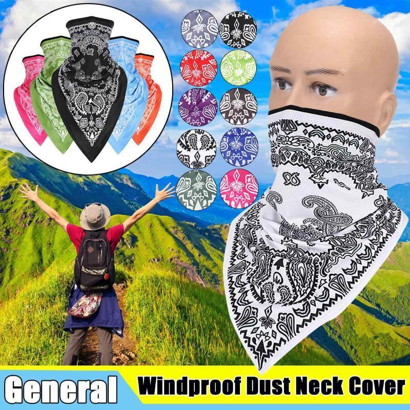 

Men Girl Breathable Sport Ice Silk Windproof Dust Headwear Motorcycle Neck Cover Balaclava Bandana Scarf Wrap 10color1, Red