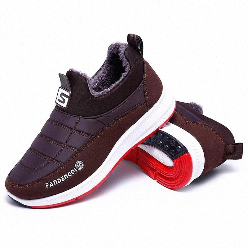 

2020 Winter Snow Boots Women Men Warm Thicken Plush Cotton Shoes Non-slip Waterproof Ankle Boots Casual Couple Shoes Female Shoe #bn94