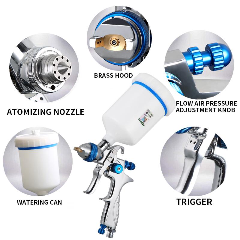 

206 Paint Spray Gun Auto Furniture Pot Top Paint Spray Gun High Atomization Pneumatic Tool