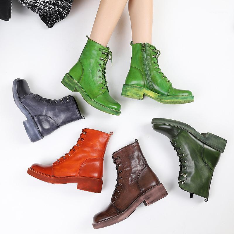 

boots, Spring, Autumn, winter, single boots, instagram cool 2020, new British booties with thick soles1, Black