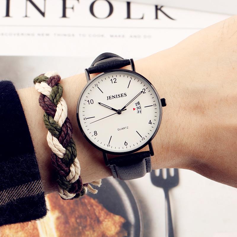 

Wristwatches Simple Temperament Fashion Trend Creative Luminous Ultra-thin Waterproof Male And Female Student Watch, 11