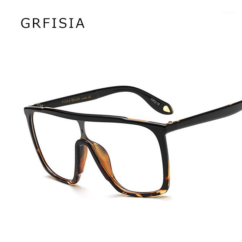 

GRFISIA Sexy Ladies Oversized Square Glasses Frames Men Women Optical EyeGlasses Fashion Eyewear Computer Glasses G2421