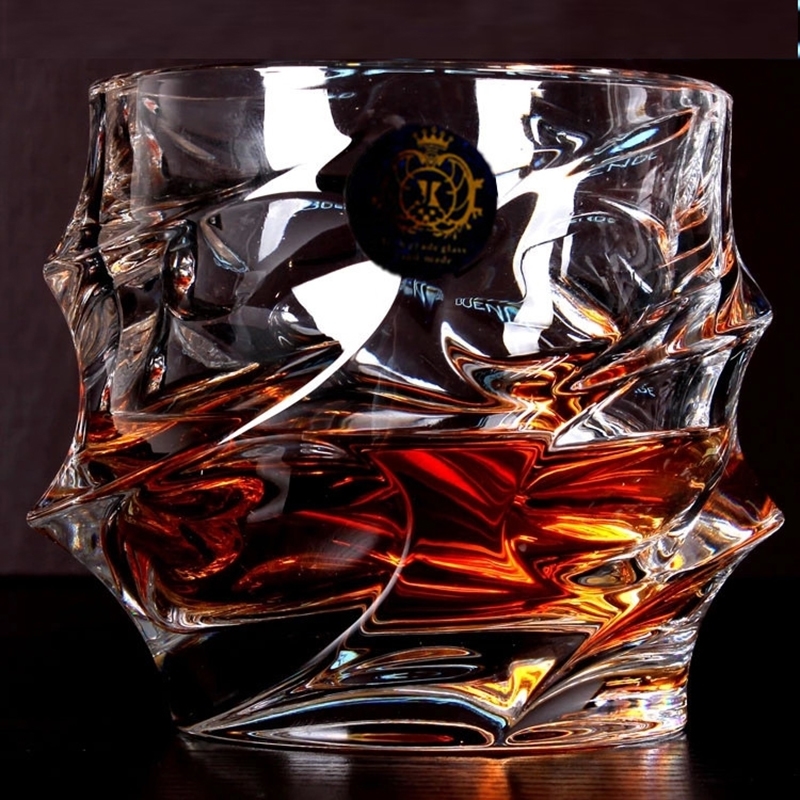 

Hot Sale Big Whisky Wine Glass Lead-free Crystal Cups High Capacity Beer Glass Wine Cup Bar Hotel Drinkware Brand Vaso Copos Y200107