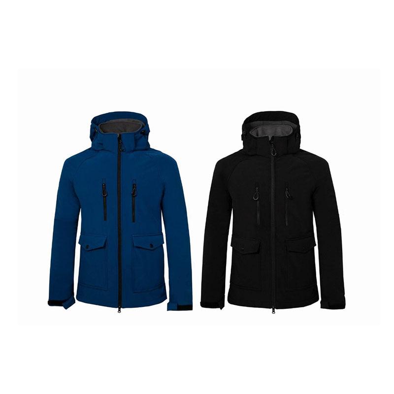

Hot sale men' outdoor sports and leisure jacket windbreaker soft shell jacket, Black