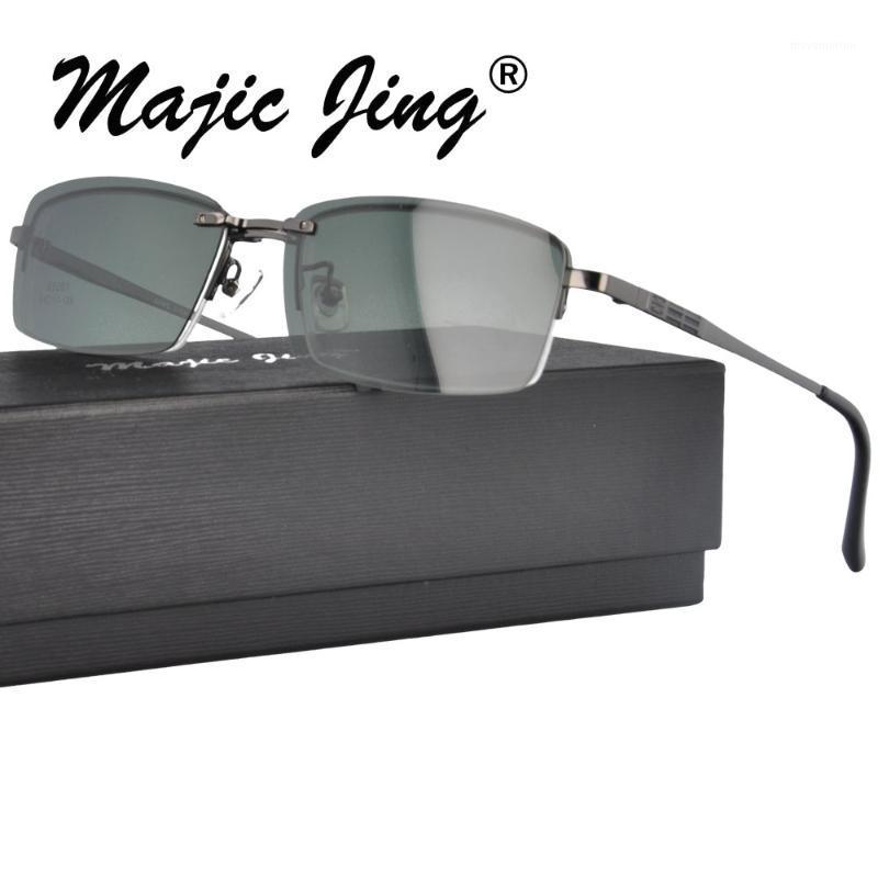 

Metal Glasses Magnent Frame clip on sunglasses with night vision For Men clip on Eyeglasses Eyewear S92011