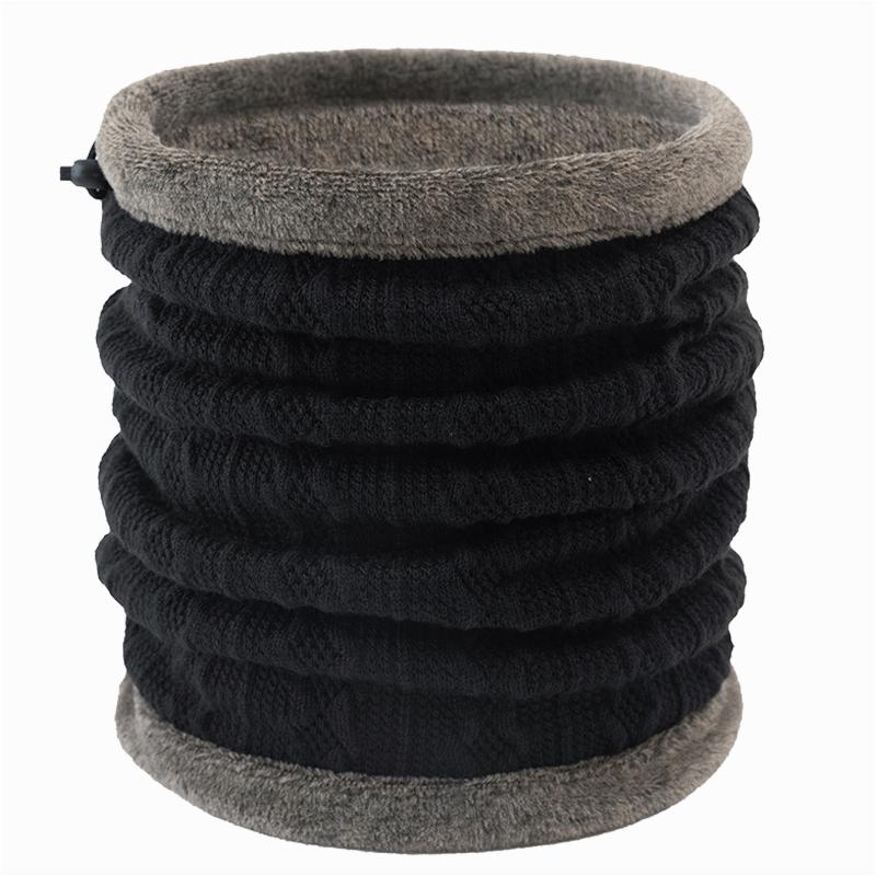 

Winter Neck Warmer Thermal Fleece Scarf Cycling Ring Scarves Ultimate Thermal Retention Neckchief Thicken Windproof Neck Gaiter, Grey