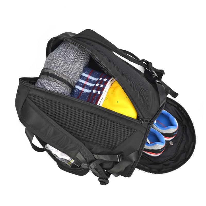 

Large-capacity Duffle Bags Men Women Business Shoulder Crossbody Tote Pouch Waterproof Clothes Shoes Travel Handbag Accessory, C black