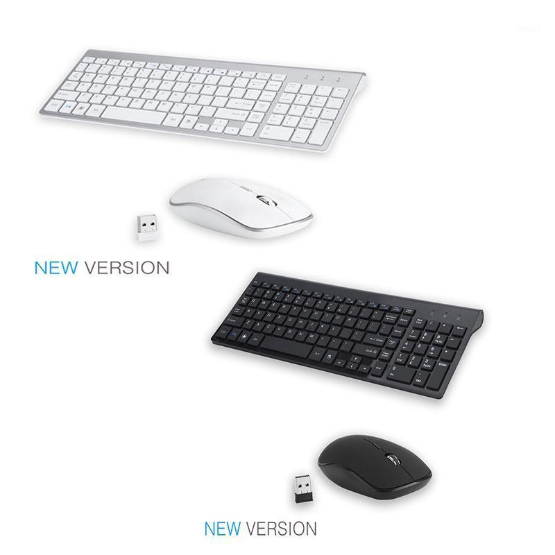 

Wireless Ultra-Thin Mute 2.4GHz Thin Full Size Wireless Keyboard Mouse Combo Set for Computer, Laptop, Desktop, Notebook1