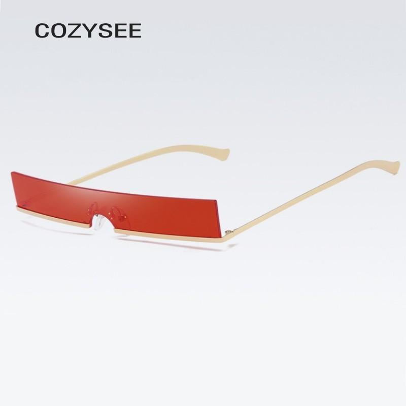 

Gothic steampunk sunglasses small Square retro sun glasses men clear designer gold black half frame glasses women