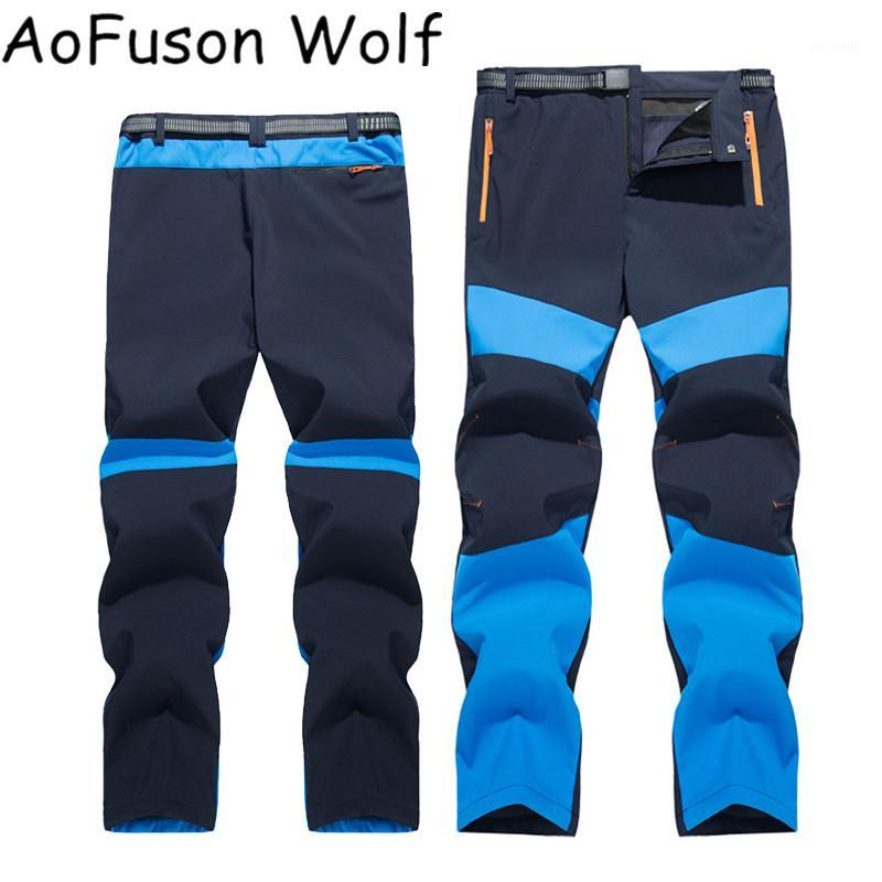 

Winter Outdoor Windproof Hiking Pants Male Camping Trousers Breathable Fleece Keep Warm Waterproof Hunting Fishing 5XL1, Green